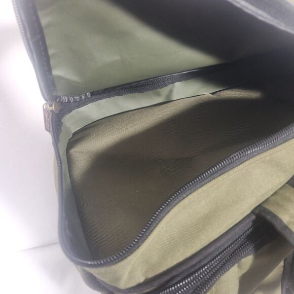 Rugged Gear Rolling Duffel Backpack 96L Green Black Wheels Travel Hiking Bag - Picture 4 of 12